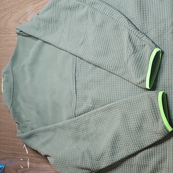 NWT Land's End Men's Grid Fleece Jacket - Picture 6 of 7